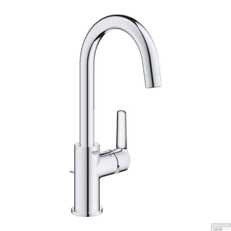Wastafelmengkraan GROHE QuickFix Start L-Size Met Waste Chroom Korting