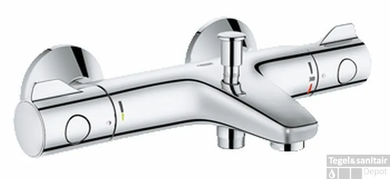 Tijdelijk Beschikbaar GROHE Grohtherm 800 Badthermostaat 15 Cm. Met Omstel Met Kopp. Chroom
