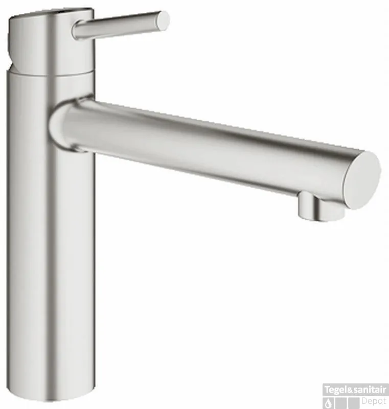 Speciale Aanbieding GROHE Concetto Keukenkraan Met Medium Uitloop Supersteel