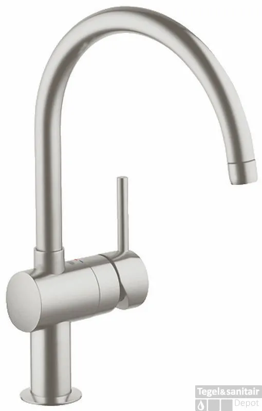 Actieprijs GROHE Minta Keukenkraan Voorsprong Uitloop 223 Mm. Supersteel