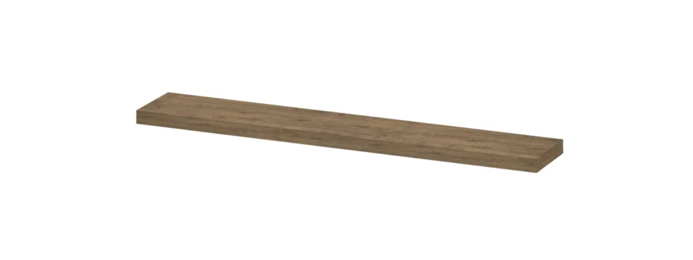 Beste Prijs Wandplanken | Wandplank incl. blinde bevestiging en voor- en zijkanten afgekant | 120 - 180 x 20 x 3,5