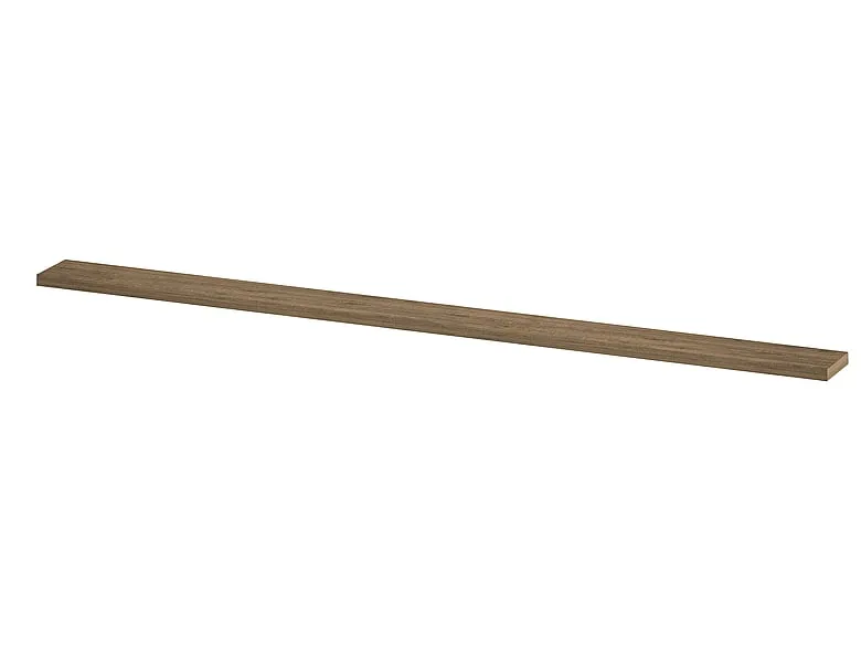 Tijdelijk Beschikbaar Wandplanken | Wandplank incl. blinde bevestiging en voor- en zijkanten afgekant | 180 - 275 x 20 x 3,5