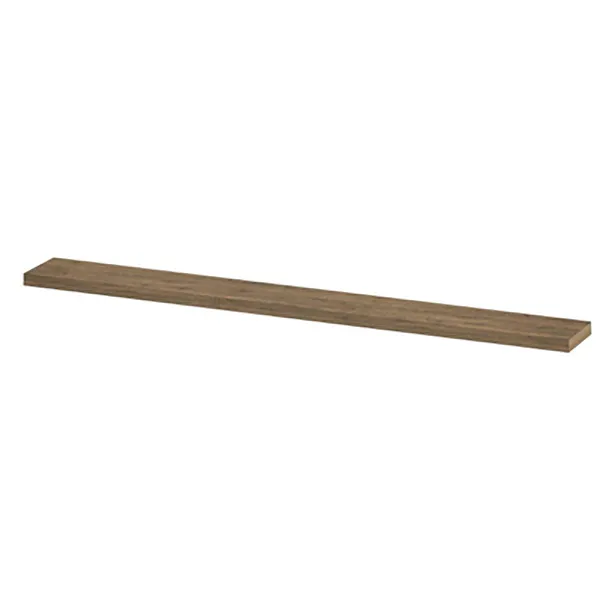 Wandplanken | Wandplank tbv nis, voorzijde afgekant zonder (blinde) bevestiging | 275 x 20 x 3,5 Favoriet
