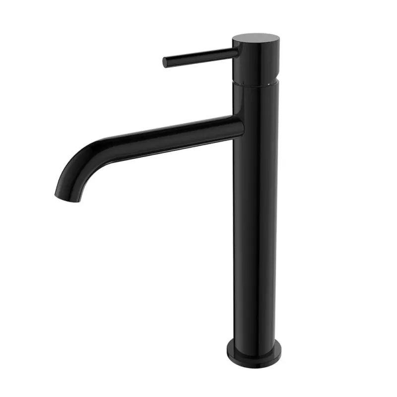Regn hoge wastafelmengkraan Gun metal black Beste Prijs