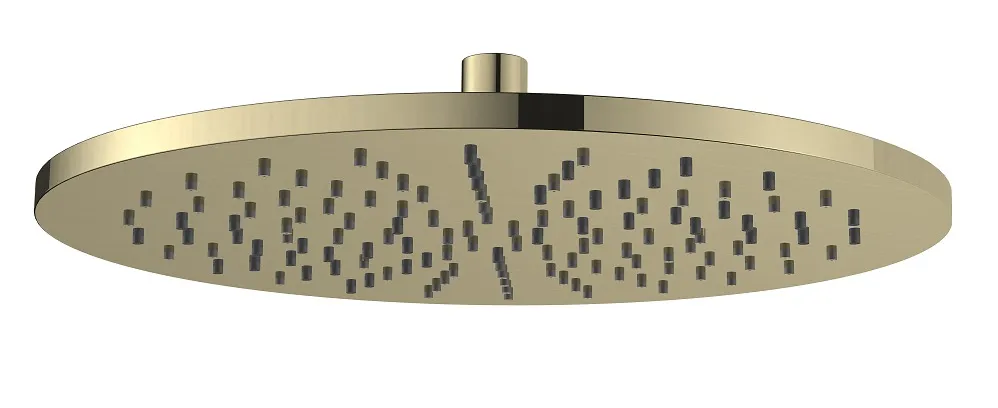 Seizoensaanbieding Regn hoofddouche rond Geborsteld goud