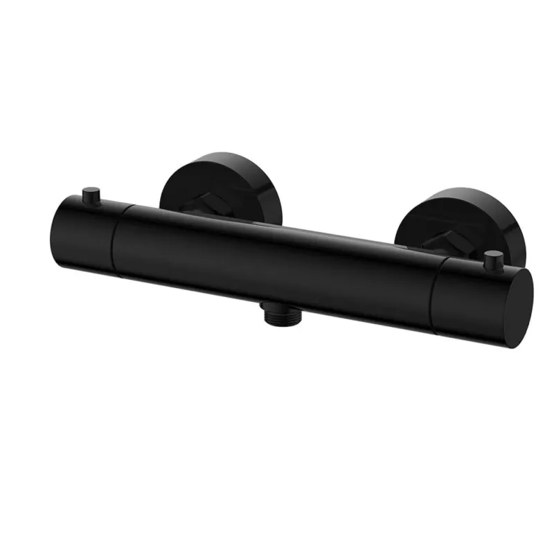 Weekendaanbieding Regn thermostatische douchemengkraan Gun metal black