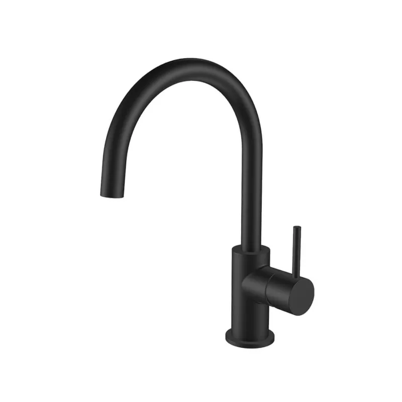 Regn keukenmengkraan met coldstart Mat zwart Speciale Aanbieding