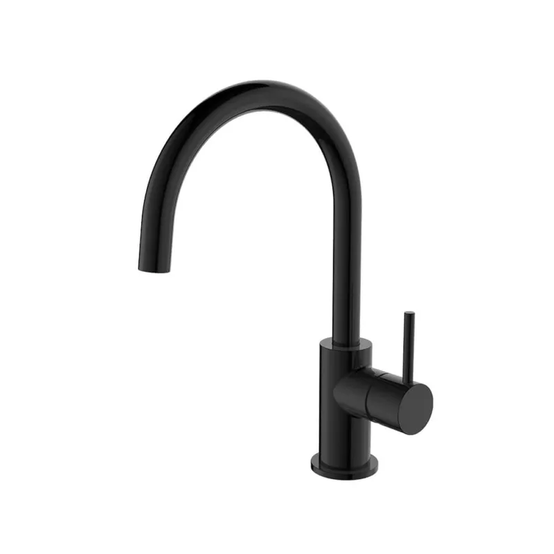 Finale Uitverkoop Regn keukenmengkraan met coldstart Gun metal black