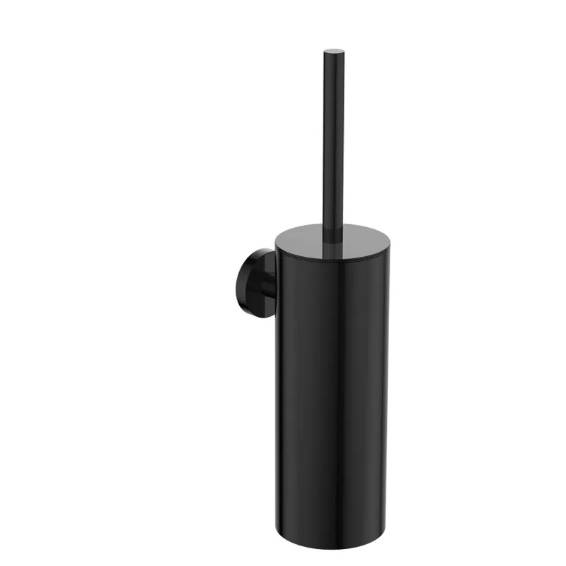 Regn toiletborstel met houder Gun metal black Nu Kopen