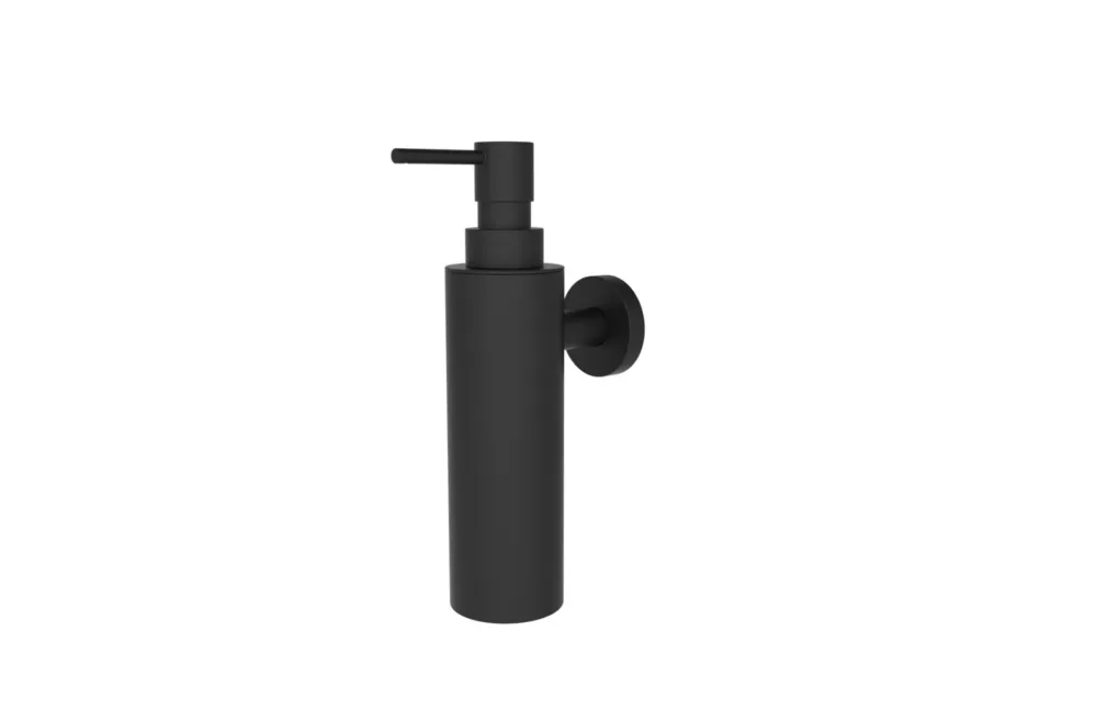 Regn zeepdispenser Mat zwart Flitsaanbieding