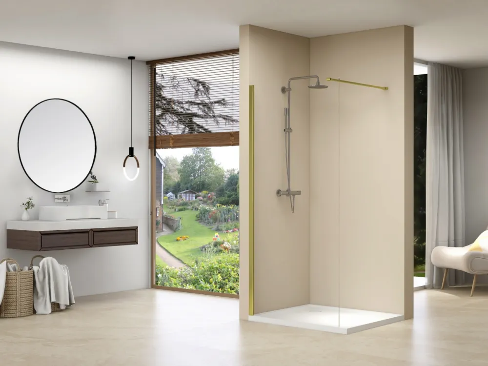 Van Rijn Products ST01MM inloopdouche 70cm goud Nieuw