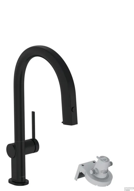 Hansgrohe Aqittura M91 Filter systeem 210, uittrekbare uitloop, 1jet, sBox, mat zwart Seizoensaanbieding