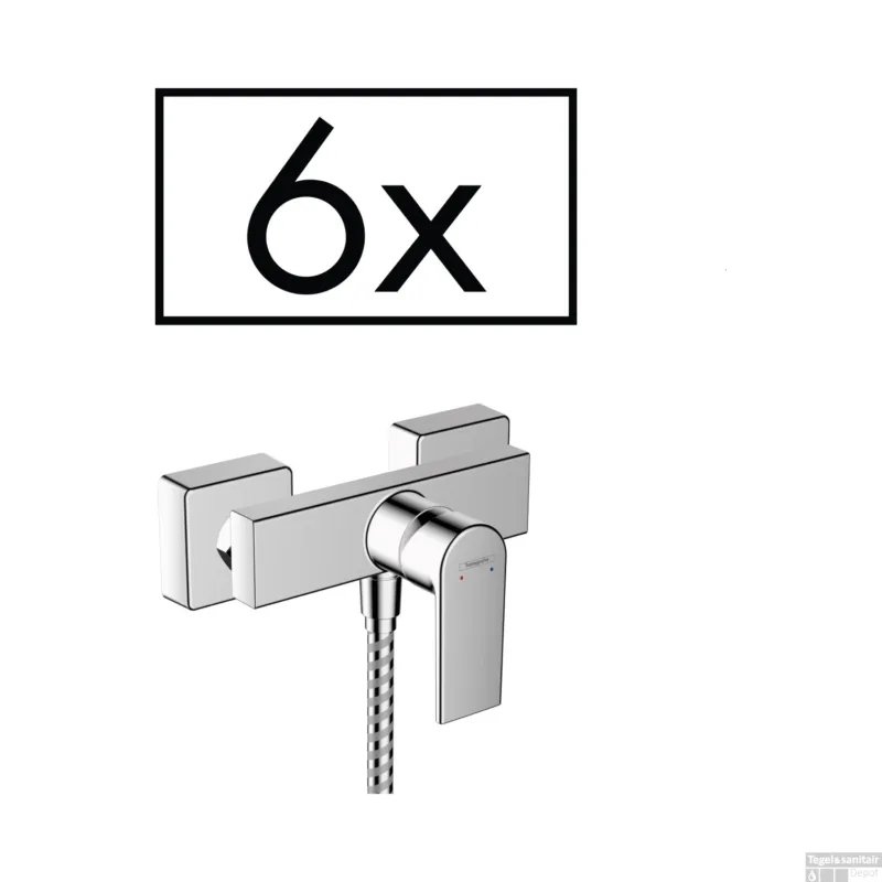 Direct Beschikbaar Douchekraan Opbouw HansGrohe Vernis Shape Eengreeps Projecten 6 Stuks Chroom