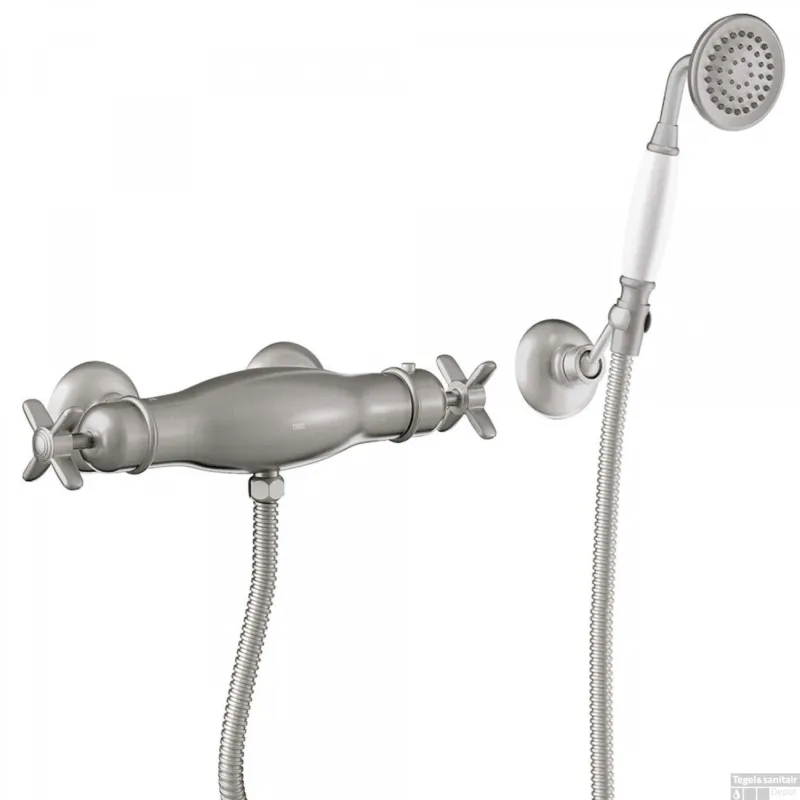 Beperkte Voorraad Douchemengkraan Tres Clasic Incl handdouche RVS