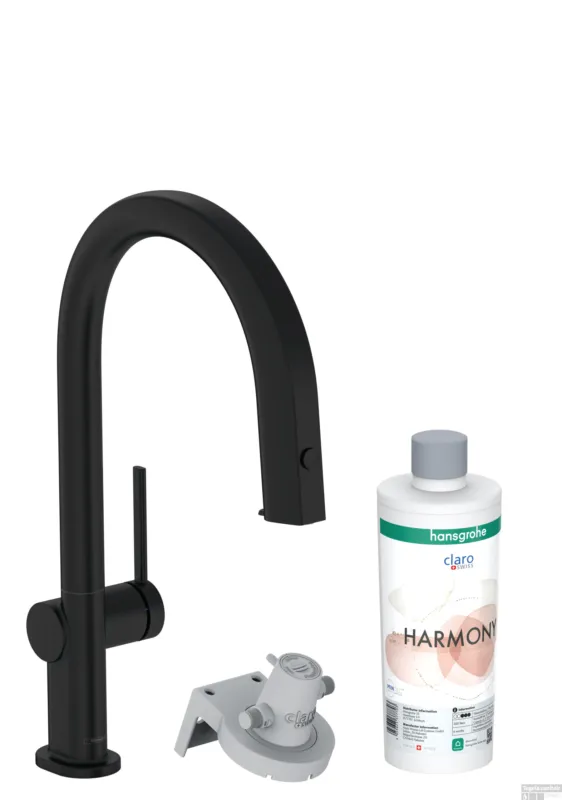 Fabrieksprijs Hansgrohe Aqittura M91 Filter systeem 210, uittrekbare uitloop, 1jet, sBox, starter set, mat zwart