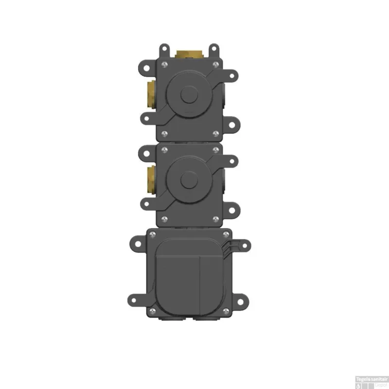 Hotbath Inbouwbox Mate High Flow Met 2 Stopkranen RVS 316 Alleen Vandaag