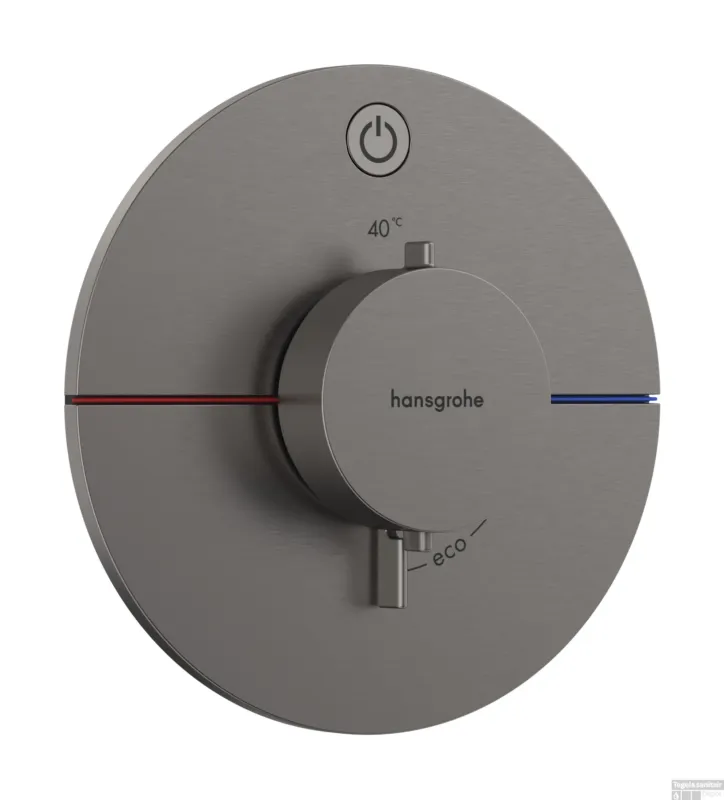 Nu Kopen Hansgrohe ShowerSelect Comfort S thermostaat inbouw voor 1 functie, Brushed Black Chrome