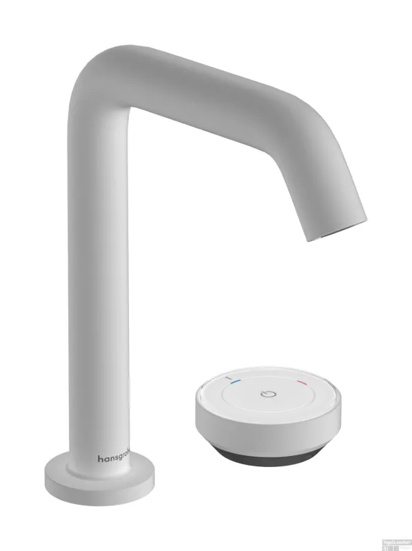 Hansgrohe Tecturis S 2-gats wastafelkraan 150 CoolStart met waste, mat wit Aanbieding