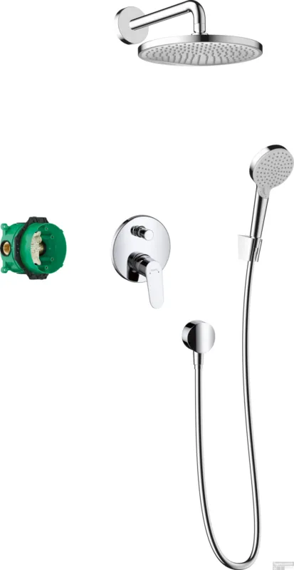 Hansgrohe Crometta S complete inbouwset 240 1jet met ééngreeps mengkraan, chroom Beperkte Voorraad