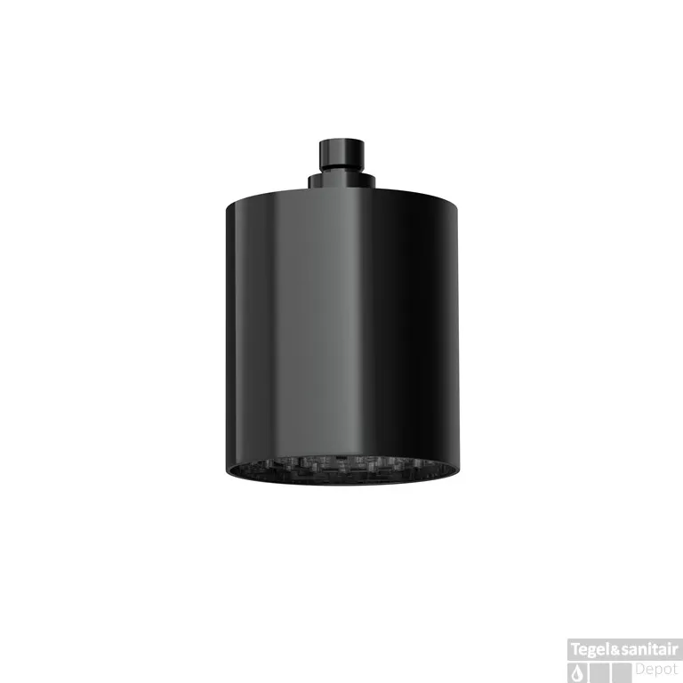 Hoofddouche Hotbath Cobber Beam 3 Standen Met Plafondbevestiging Gepolijst Zwart PVD Speciale Aanbieding