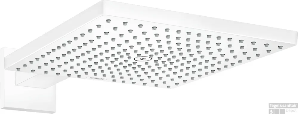 Hansgrohe Raindance E hoofddouche 300 1jet EcoSmart met douche-arm, mat wit Tijdelijk Beschikbaar