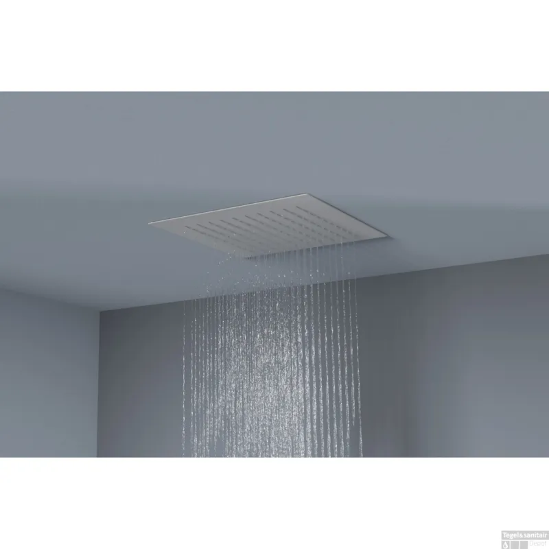 Alleen Vandaag Hoofddouche Belleza Bagno ClipOn Inbouw Regendouche Vierkant 34x34 cm Mat Wit