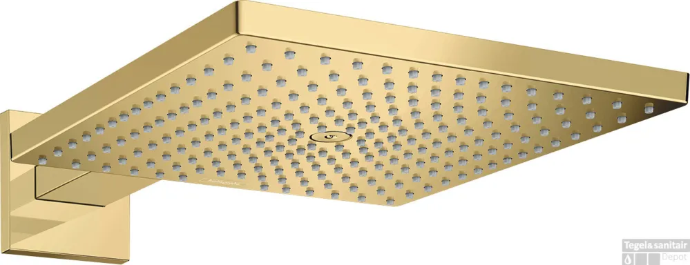 Express Levering Hansgrohe Raindance E hoofddouche 300 1jet EcoSmart met douche-arm, Polished Gold-Optic