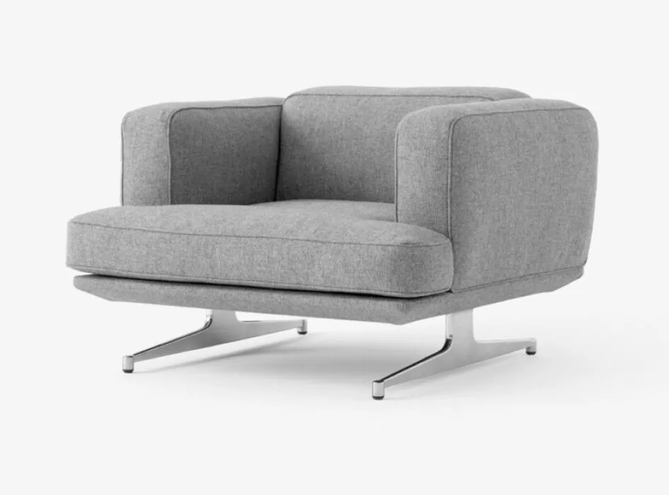 &tradition Inland AV21 fauteuil-Hallingdal 130-Poten aluminium Must-Have