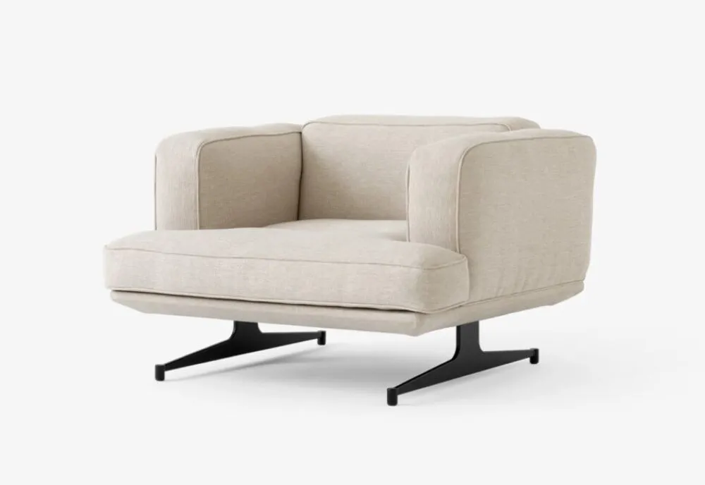 &tradition Inland AV21 fauteuil-Clay 0011-Poten zwart Uitverkoop
