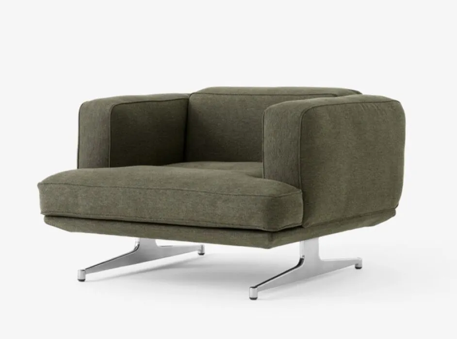 Direct Verzonden &tradition Inland AV21 fauteuil-Clay 0014-Poten aluminium