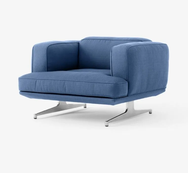 Alleen Vandaag &tradition Inland AV21 fauteuil-Vidar 733-Poten aluminium