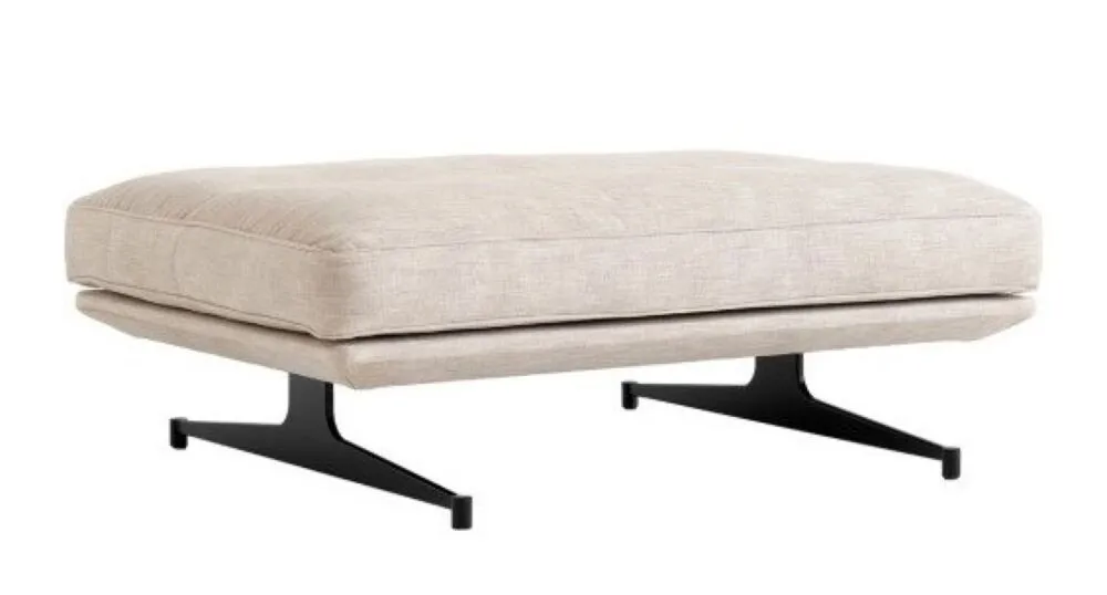 &tradition Inland AV32 pouf-Poten zwart-Clay 0011 Hoge Kwaliteit