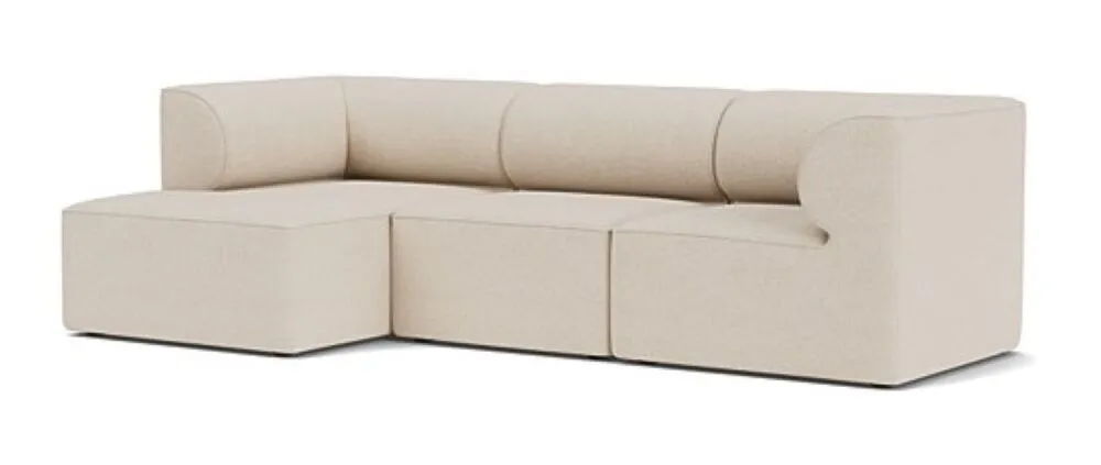 Audo Copenhagen Eave Modular 3-zits bank met hoek-Hoek links-Moss 018 Seizoensaanbieding