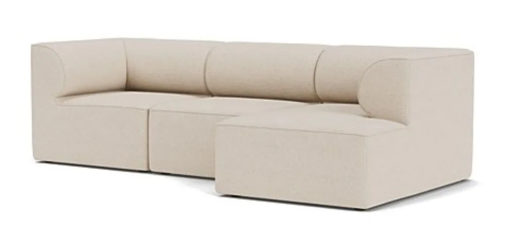 Seizoensaanbieding Audo Copenhagen Eave Modular 3-zits bank met hoek-Hoek rechts-Moss 018