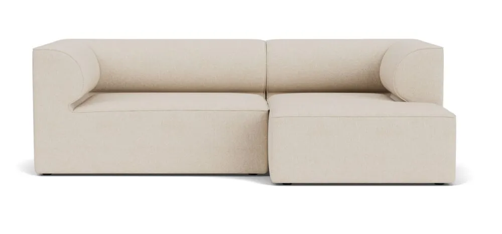 Snelle Levering Audo Copenhagen Eave Modular 3-zits bank met chaise longue-Moss 018-Hoek rechts