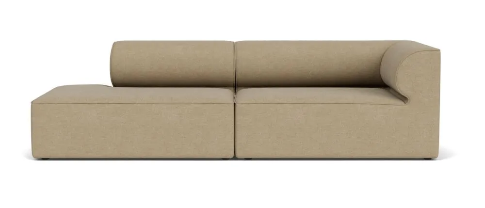 Audo Copenhagen Eave Modular 2,5-zits bank met open gedeelte-Audo Bouclé 02-Arm rechts Populair
