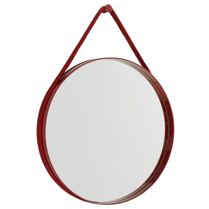 Korting HAY Strap No 2 spiegel-∅ 70 cm-Red