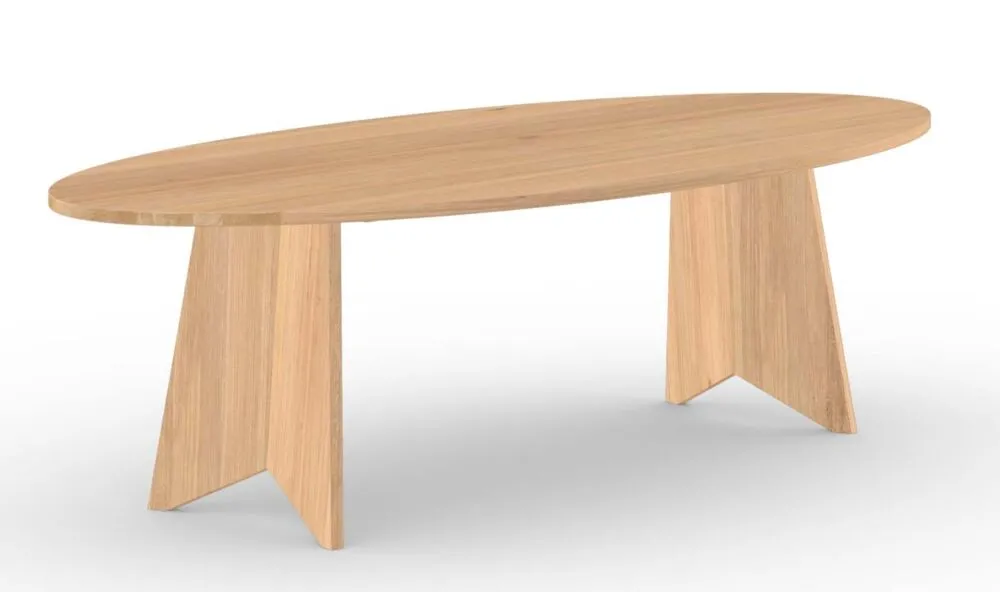 Superprijs Studio Henk Butterfly Wood eettafel - ovaal-200x120 cm