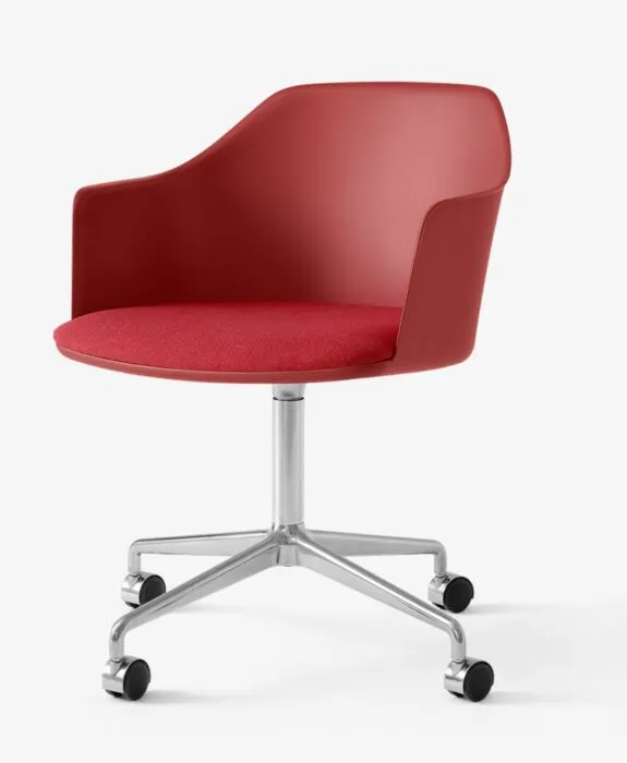 &Tradition Rely HW49-Vermilion Red-Polished aluminium Betaalbaar
