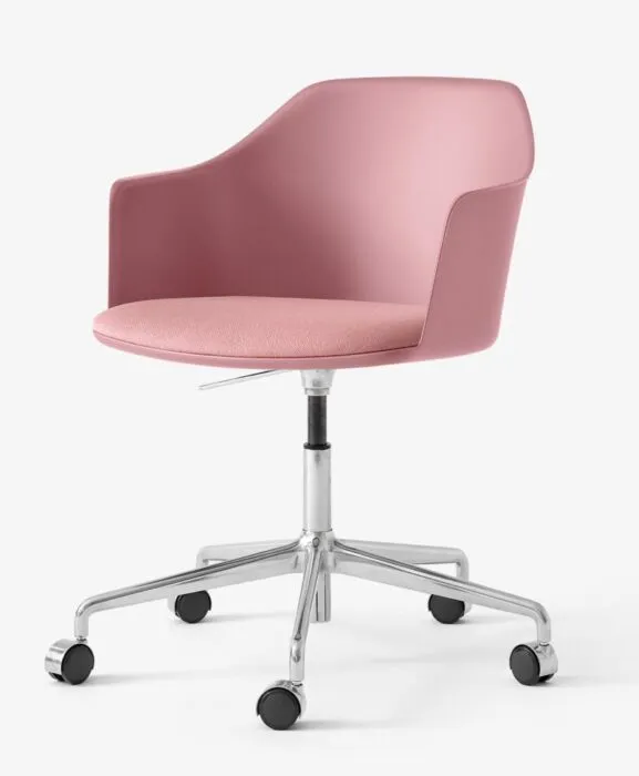 Gecertificeerd &Tradition Rely HW54-Soft Pink-Polished aluminium