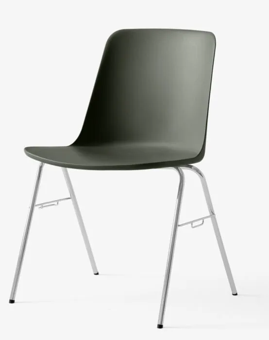 Speciale Aanbieding &tradition Rely HW27 stoel-Bronze green