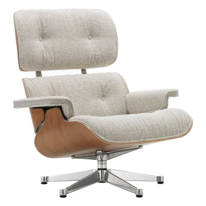 Actieprijs Vitra Eames Lounge Chair fauteuil - gestoffeerd - kersenhout