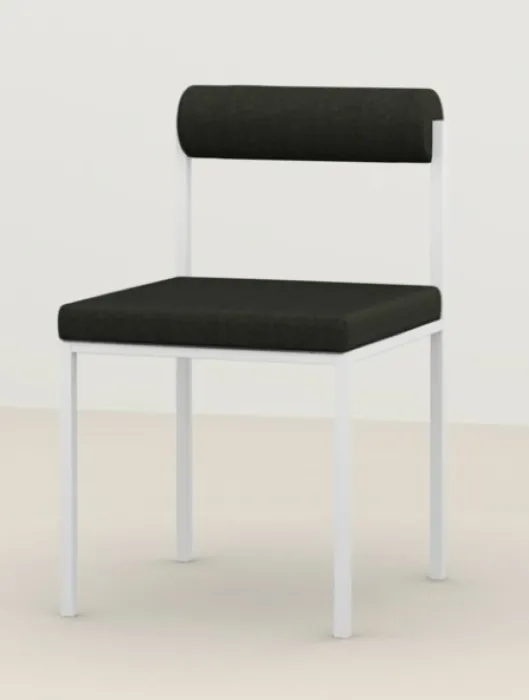 Studio Henk Bolster wit frame eetkamerstoel-Soil Hunter 156 Weekendaanbieding
