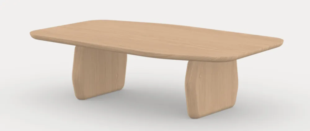 Studio Henk Slant salontafel-Eiken hardwax olie naturel light Nieuw