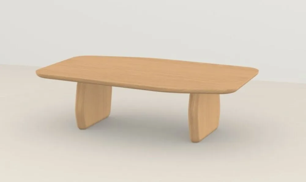 Studio Henk Slant salontafel-Eiken hardwax olie naturel Beperkt Aanbod