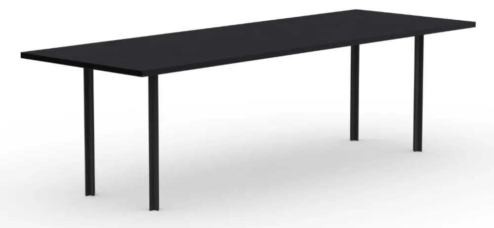 Studio Henk Cross eetkamertafel-160x90 cm-Eiken zwarte beits Meest Verkocht