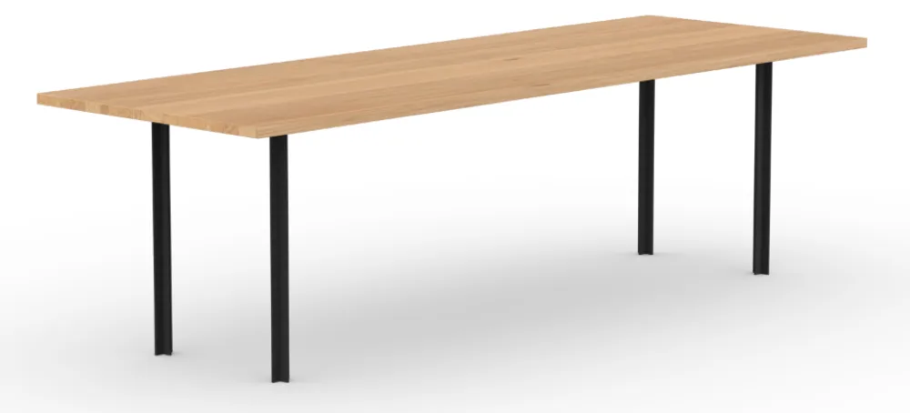 Express Levering Studio Henk Cross eetkamertafel-160x90 cm-Eiken naturel lak