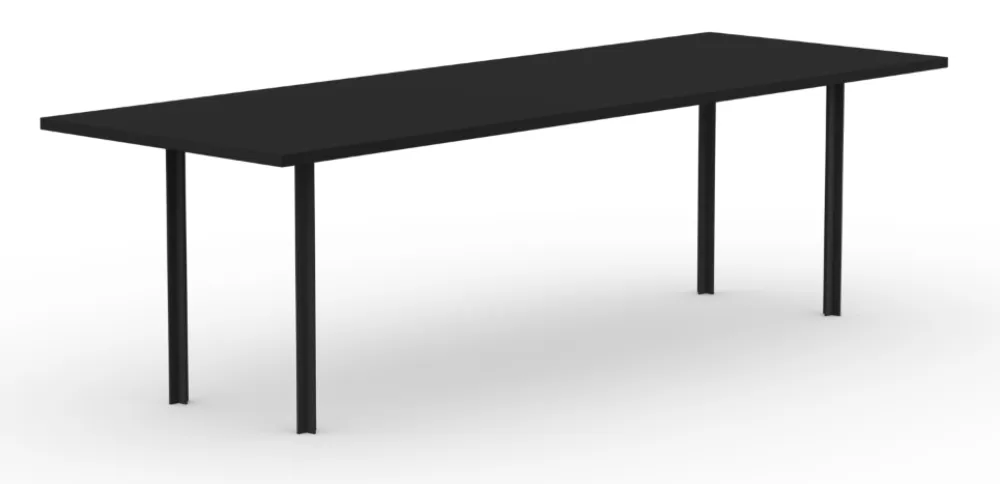 Bestel Nu Studio Henk Cross eetkamertafel-160x90 cm-HPL Fenix nero ingo