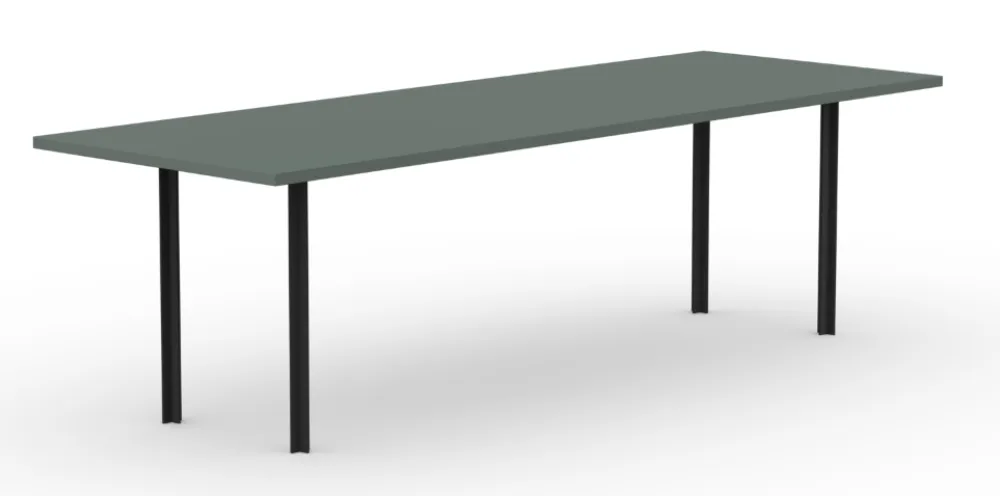 Studio Henk Cross eetkamertafel-160x90 cm-HPL Fenix verde comodoro Populair