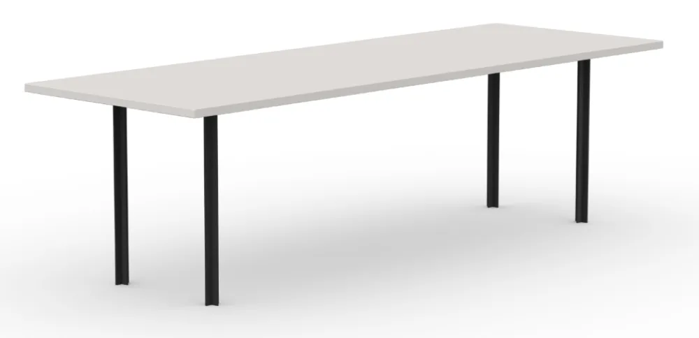 Studio Henk Cross eetkamertafel-160x90 cm-HPL Fenix bianco malè Dagaanbieding